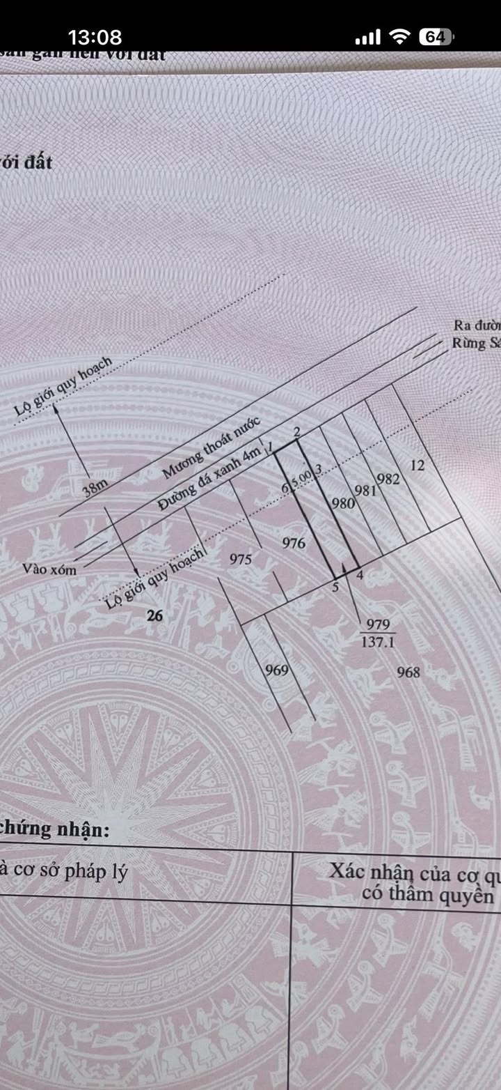 Đất thổ cư xã Bình Khánh 136m² giá 3.124 tỷ - Vị trí thuận lợi gần trường học!