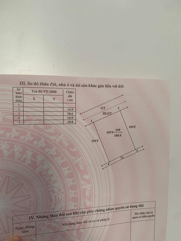 Đất thổ cư An Ninh 2, Thanh Ba 180m² giá 299 triệu - View đồng ruộng thoáng mát!