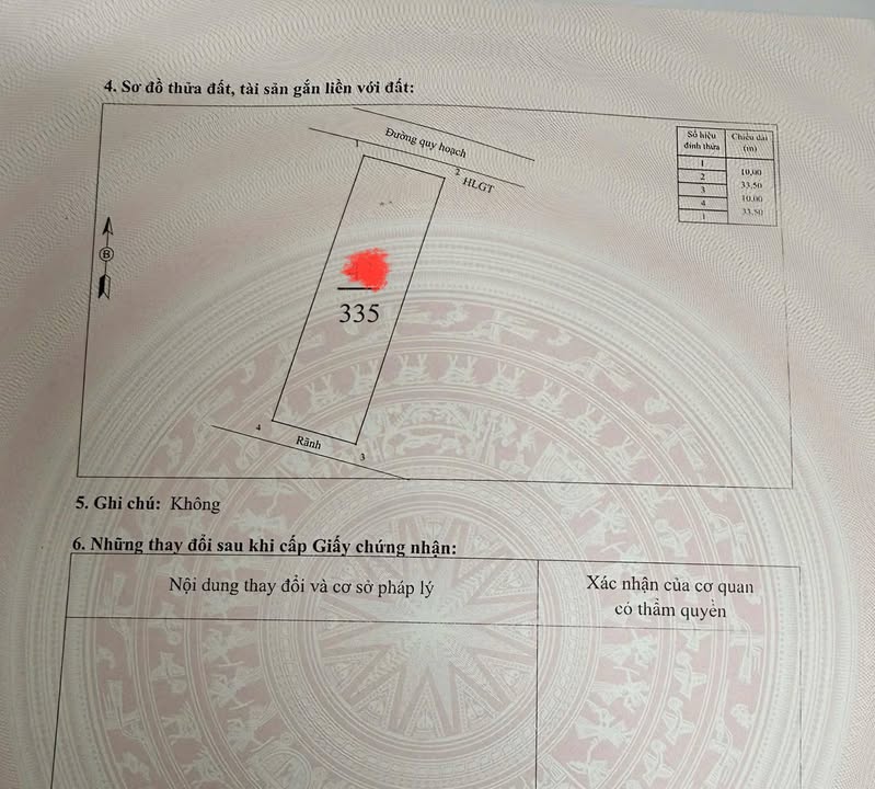 Đất nền khu quy hoạch Ao A - Phong Châu, 335m² giá 1.1 tỷ - Tiềm năng đầu tư lớn!