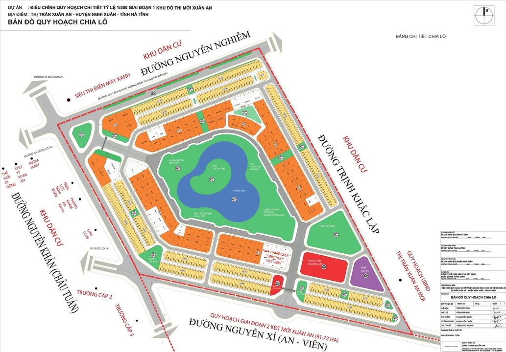 Đất nền KĐT Xuân An Green Park 120m² giá 3 tỷ - Bán gấp 2 mặt đường!