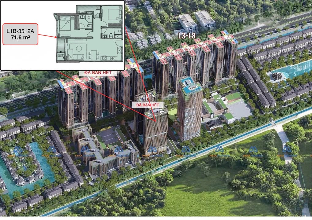 Căn hộ Sunshine Legend City Văn Giang 71.6m² giá 3.682 tỷ - Cơ hội đầu tư tốt nhất!