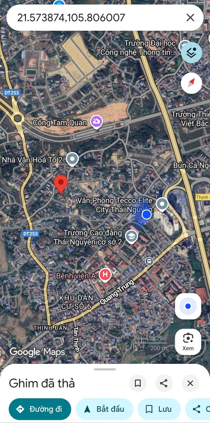 Đất thổ cư 100m² tại phường Quyết Thắng, giá chỉ 1.3 tỷ - Cơ hội đầu tư tuyệt vời!