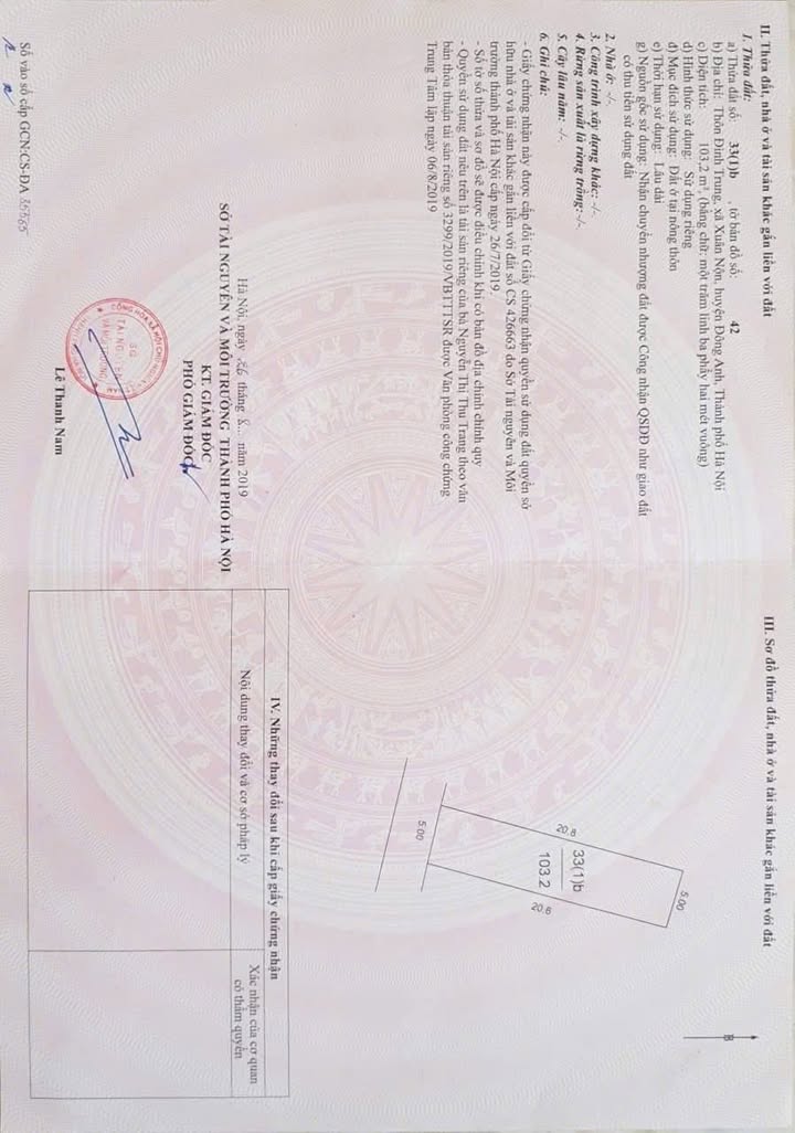 Lô đất thôn Đình Trung - xã Xuân Nộn 103m² - Lô góc thoáng mát, đường nhựa đẹp!