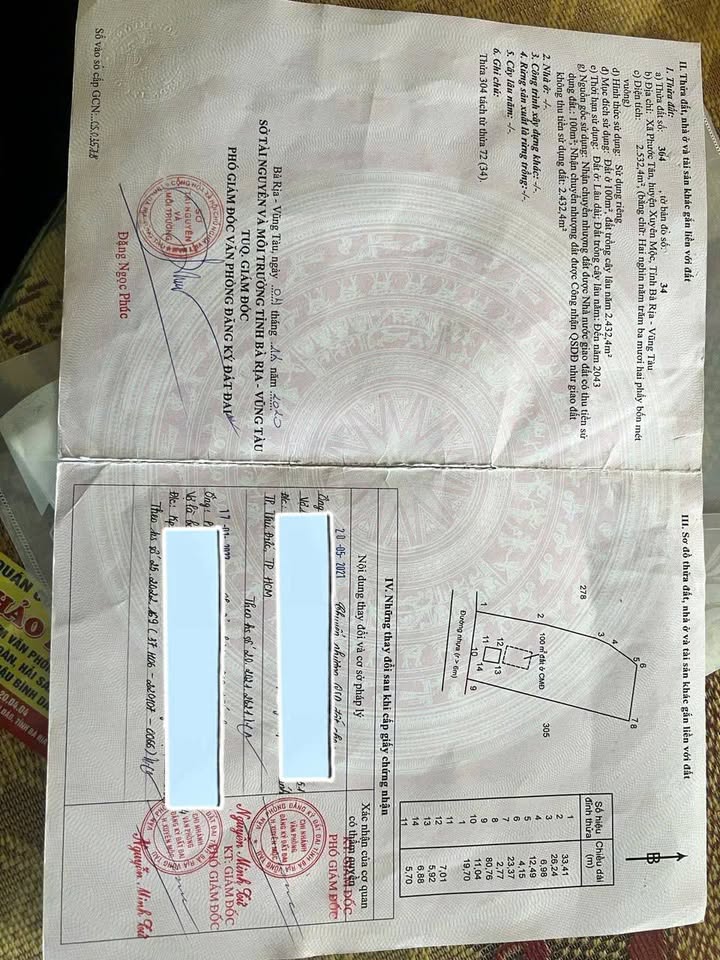 Đất nền Hồ Tràm 2500m² giá 6.9 tỷ - Tiềm năng sinh lời cao!