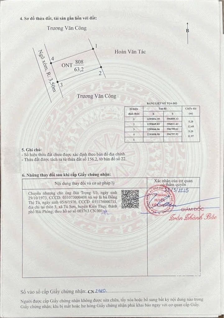 Đất nền Minh Tân Kiến Thụy 63.2m² giá 1.1 tỷ - Vị trí đẹp, đông đúc!