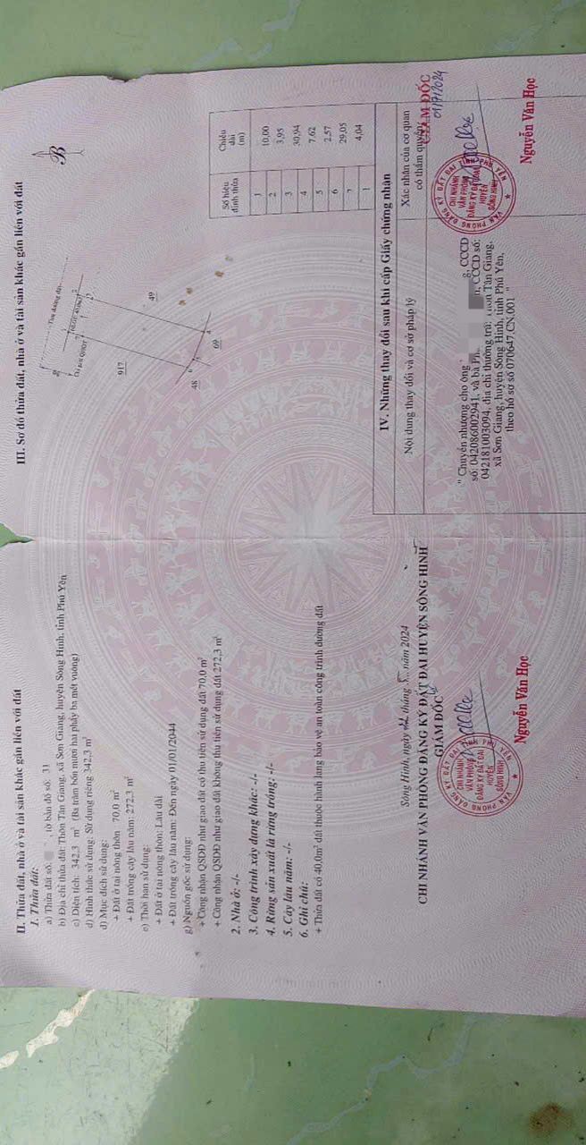 Lô đất thổ cư 340m² tại Đức Bình, Sông Hinh - Giá bán hợp lý, không ngập lụt!