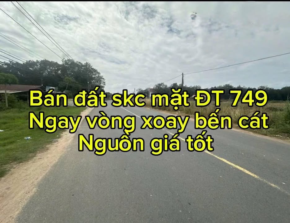 Đất nền mặt tiền ĐT749A, Long Nguyên, Bàu Bàng 20.000m² giá 70 tỷ - Pháp lý rõ ràng, sang tên nhanh!