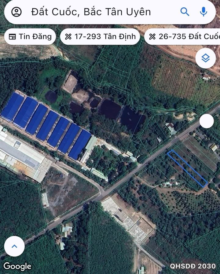 Đất nền Tân Uyên 1122m² giá 3.3 tỷ - Sổ hồng chính chủ, mặt tiền đường DH 415!