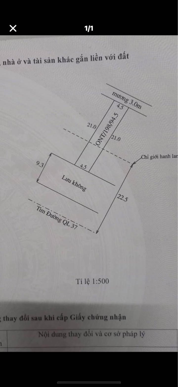 Đất nền kinh doanh mặt tiền Quốc lộ 37, xã Đồng Lạc, 94.5m² - Giá chỉ 2.5 tỷ!