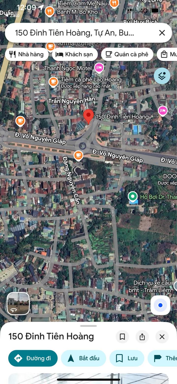 Mặt tiền kinh doanh Đinh Tiên Hoàng, Buôn Ma Thuột 90m² giá 9.9 tỷ - Vị trí đắc địa cho mọi loại hình kinh doanh!