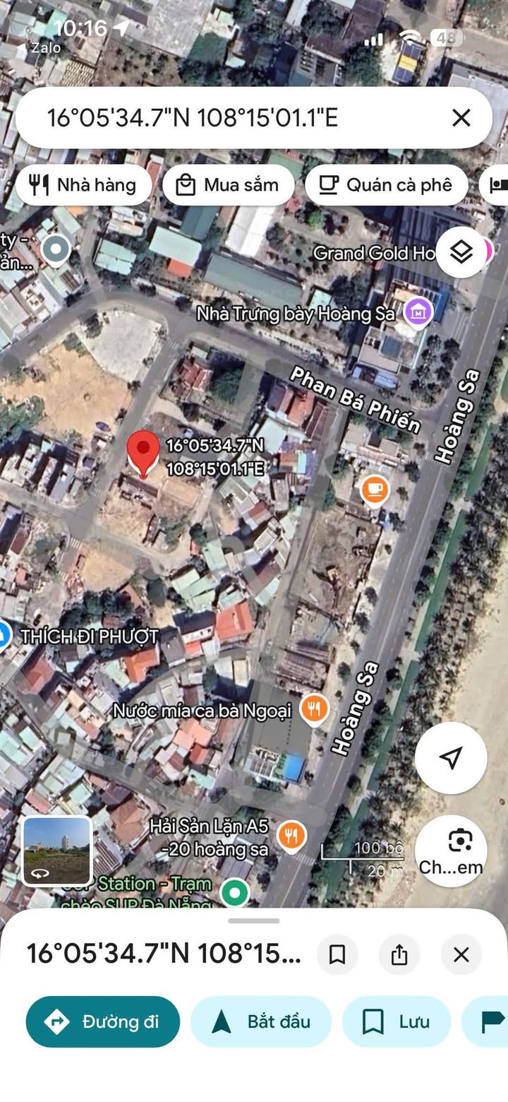 Đất biển Mân Thái Đà Nẵng 72.8m² giá 7.9 tỷ - Cách biển chỉ 50m!