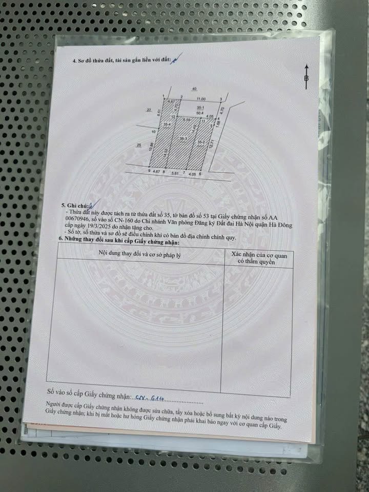 Đất lô góc Mậu Lương, Kiến Hưng 50,4m² - Đầu tư sinh lời cao!