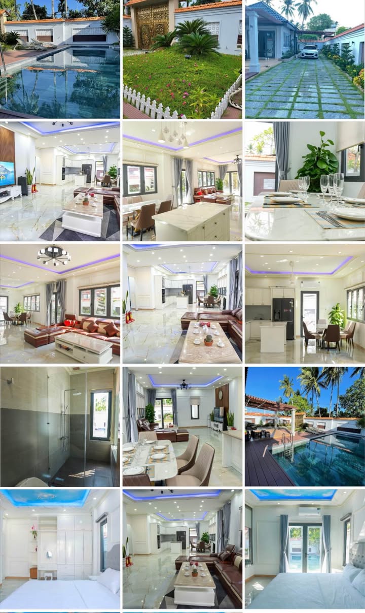 Villa Khu phố 2 Hàm Tiến 400m² giá 11 tỷ - Hồ bơi riêng, nội thất cao cấp!