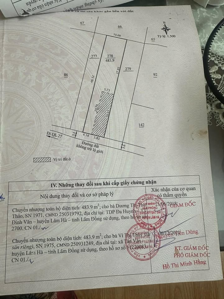 Đất thổ cư Đinh Văn, Lâm Hà 4000m² giá 1.8 tỷ - Bán gấp, sổ đỏ chính chủ!