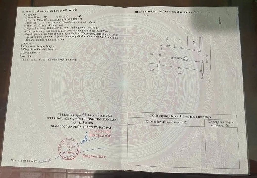 Đất nền Vụ Bổn 420m² giá chỉ từ 90 triệu - Cơ hội đầu tư không thể bỏ lỡ!