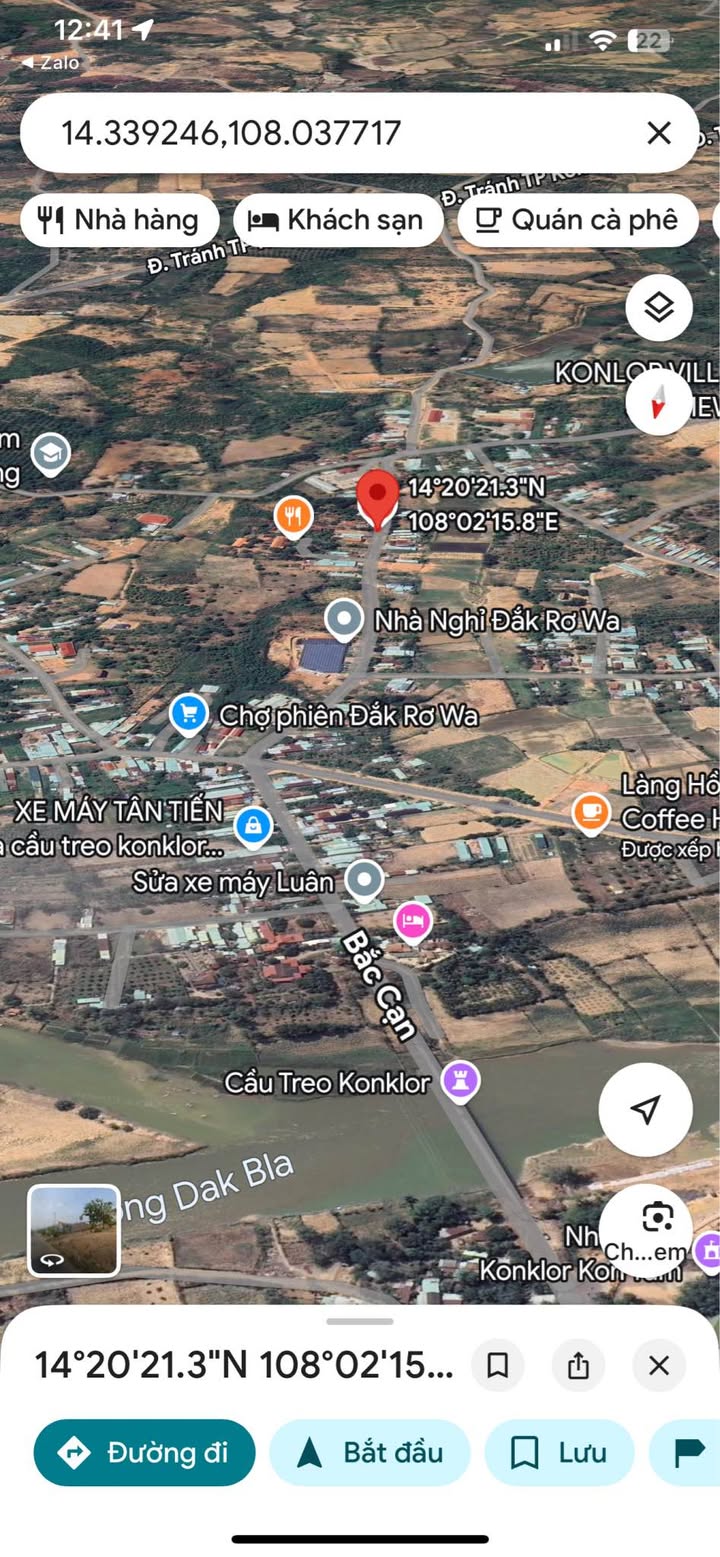 Đất thổ cư 400m² xã Đăk Rơ Wa giá 2,1 tỷ - Tiềm năng đầu tư lớn!