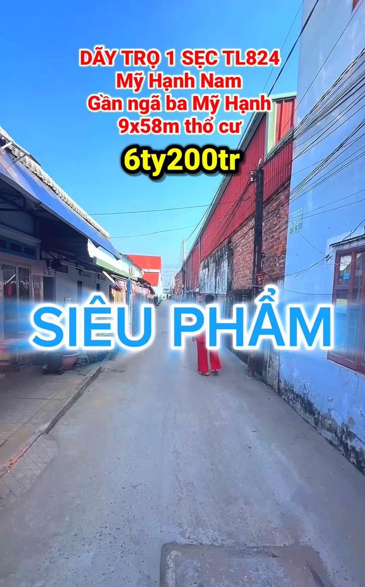 Dãy trọ 32 phòng tại Mỹ Hạnh 522m² giá 6.2 tỷ - Đầu tư sinh lời ngay!
