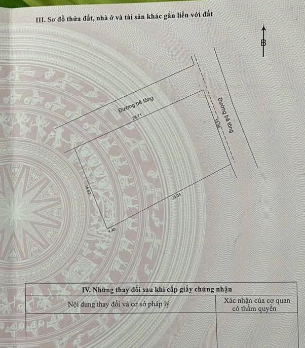 Đất thổ cư Hòa Tiến Đà Nẵng 424m² giá 3 tỷ - Lô góc hai mặt tiền thông thoáng!