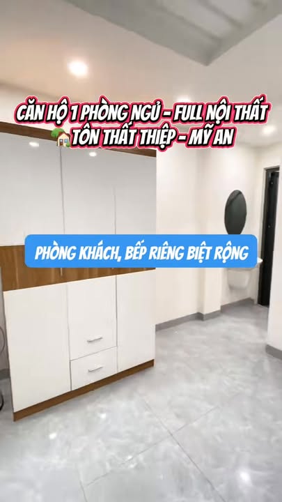 Căn hộ 1PN đường Tôn Thất Thiệp, Mỹ An - Giá chỉ 5.3 triệu/tháng, trống vào ở ngay!