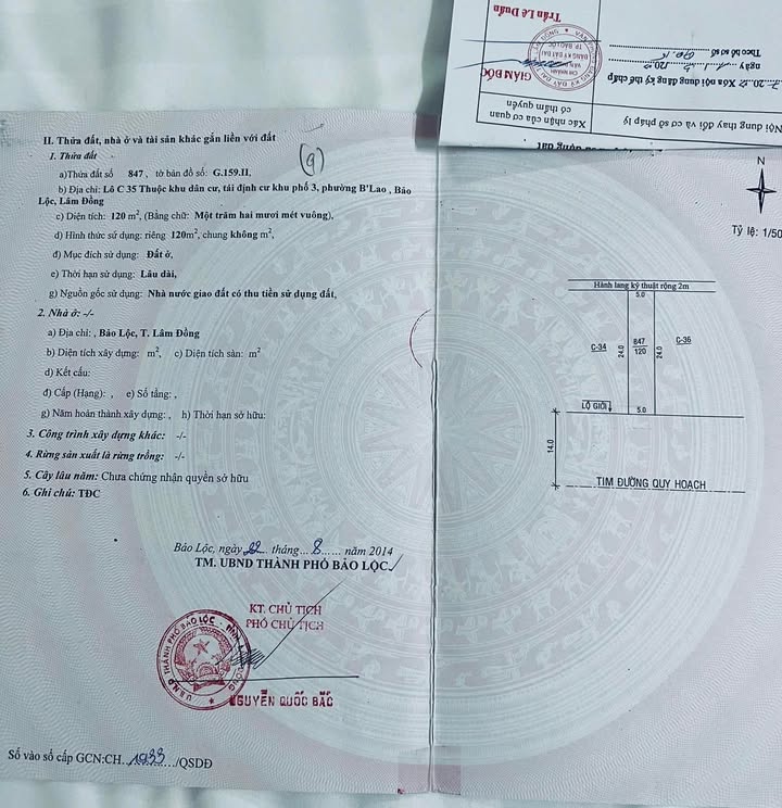 Nhà Bán 263 Trần Quốc Toản, B'Lao 120m² giá 6.3 tỷ - Ngay đối diện Bệnh viện II Lâm Đồng!