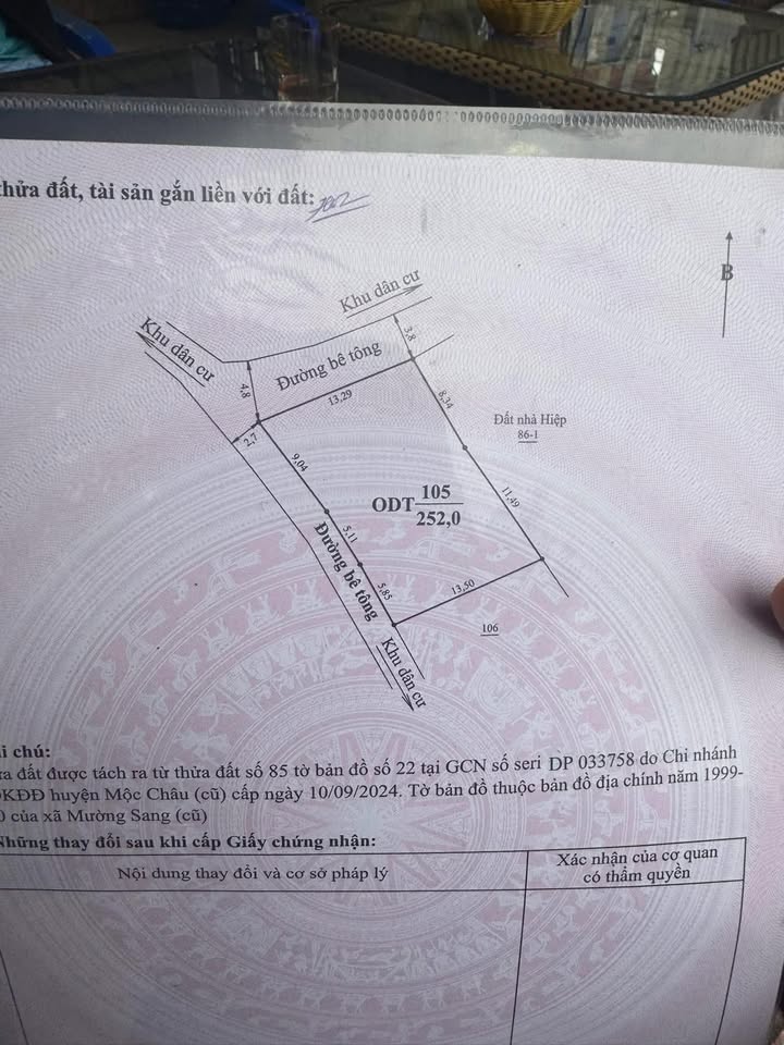 Đất nền Nà Bó Mai Sơn 252m² giá chỉ 2.8 tỷ - Lô góc 2 mặt tiền cực hiếm!