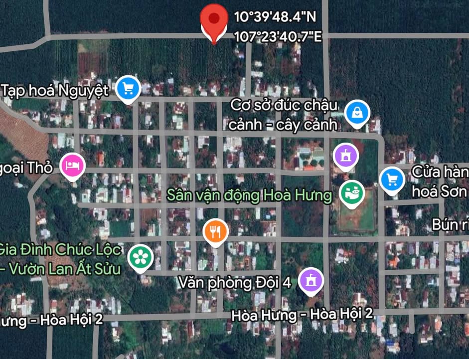 Đất thổ cư Hòa Hưng Xuyên Mộc 189m² giá chỉ 5xx triệu - Cơ hội đầu tư tuyệt vời!