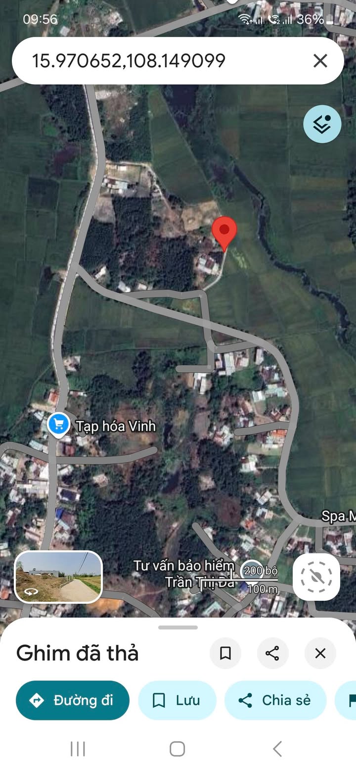 Lô đất vườn Hòa Tiến, Đà Nẵng 581m² giá 3.65 tỷ - View cánh đồng tuyệt đẹp!