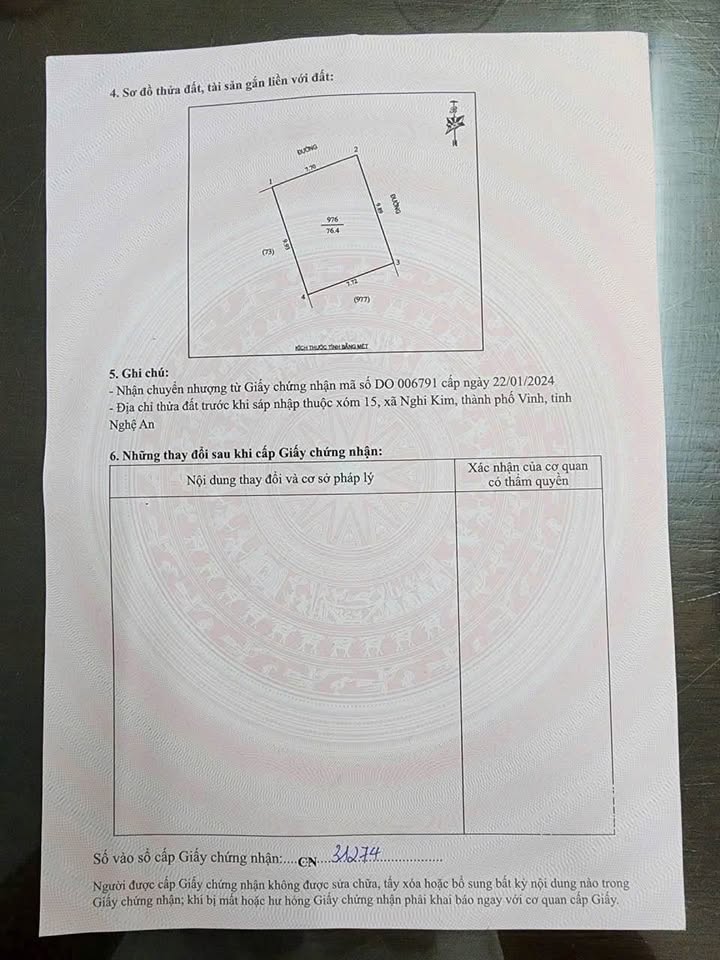 Đất Nghi Kim Vinh 76m² giá 2.36 tỷ - Vị trí phong thủy đẹp, giao thông thuận lợi!