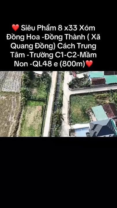 Đất nền Đồng Thành, Yên Thành 264m² - Cơ hội đầu tư hấp dẫn!