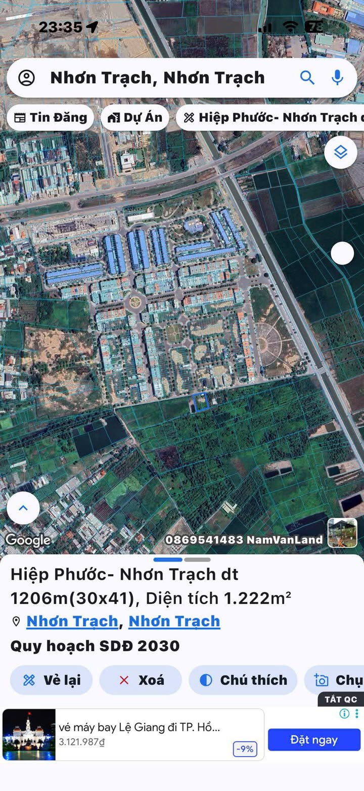 Đất nền Thăng Long Home Hiệp Phước 1206m² - Đầu tư sinh lời ngay