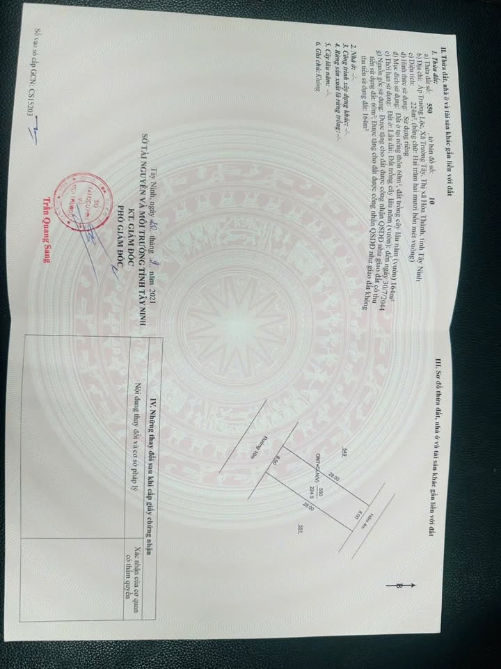 Đất nền Hẻm 28 Trịnh Phong Đáng, Phường Long Hoa, Tây Ninh 224m² - Giá chỉ 139 triệu!