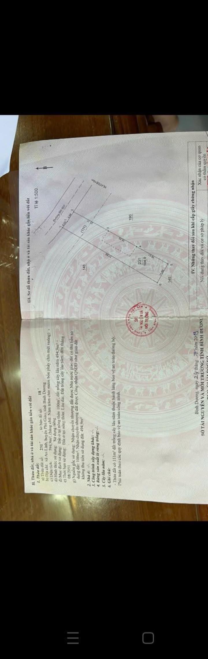 Đất nền An Long, Phú Giáo 680m² giá 2.2 tỷ - Vị trí kinh doanh thuận lợi!