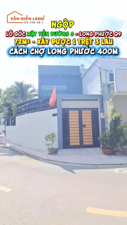 Lô góc FrontHouse đường 8 Long Phước Q9 72m² giá 4.7 tỷ - Cơ hội đầu tư hấp dẫn!