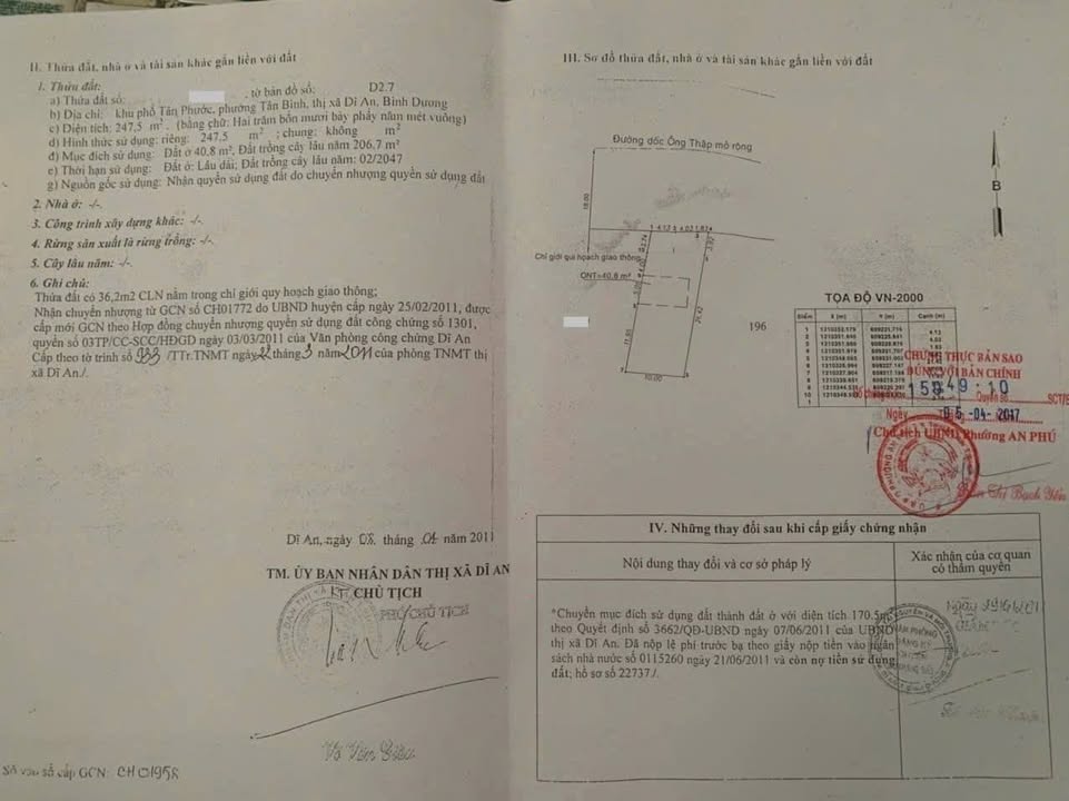 Nhà kho mặt tiền Đường Bùi Thị Xuân, Dĩ An 248m² giá 8 tỷ - Kinh doanh đa ngành nghề!
