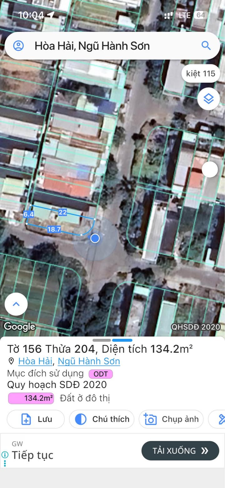 Đất nền Hòa Hải Đà Nẵng 134m² giá 7.3 tỷ - Đầu tư sinh lời hấp dẫn!