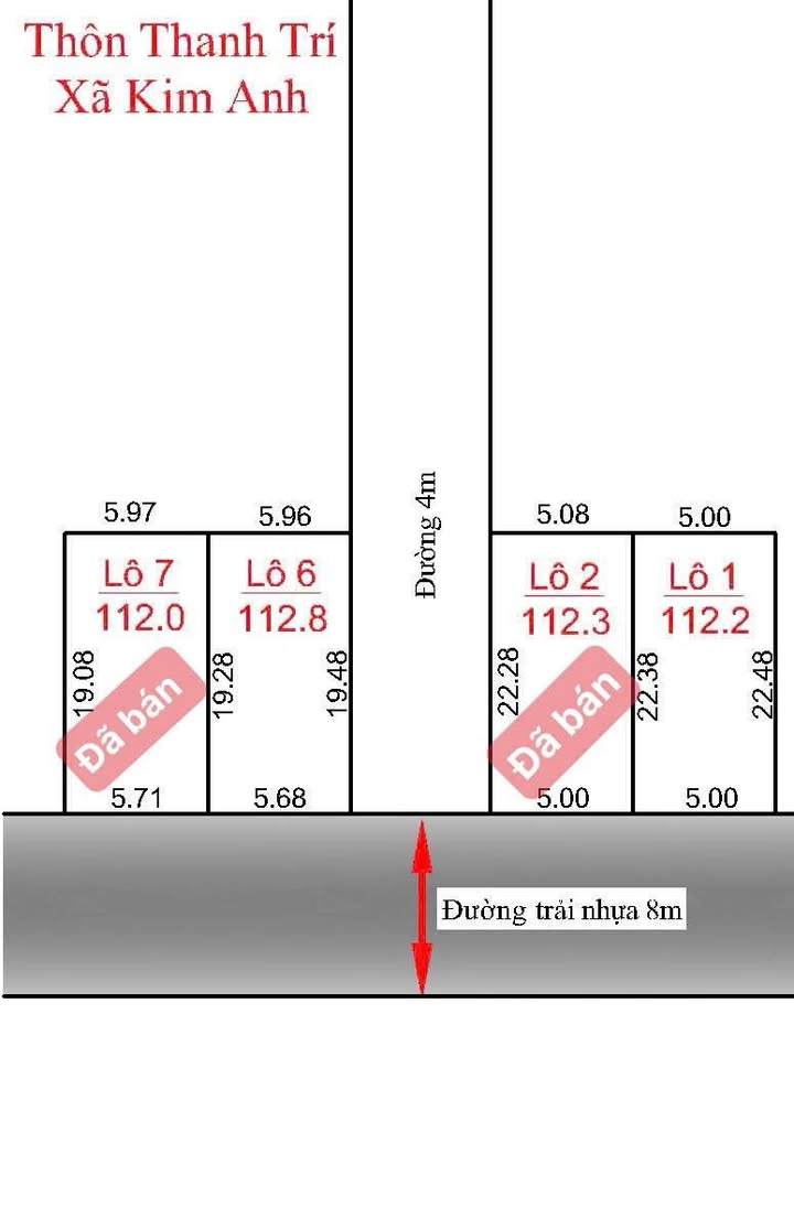 Đất kinh doanh tại Kim Anh, Sóc Sơn 112m² chỉ từ 20 triệu/m² - Đầu tư sinh lời ngay!