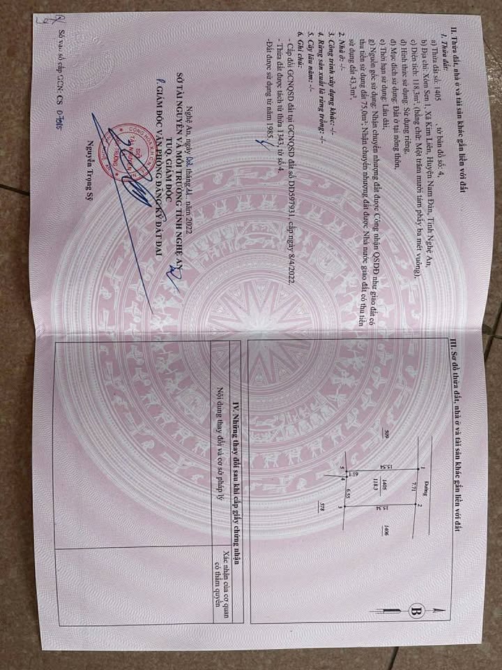 Đất nền Kim Liên Nam Đàn 118.3m² giá thương lượng - Đầu tư sinh lời tiềm năng!