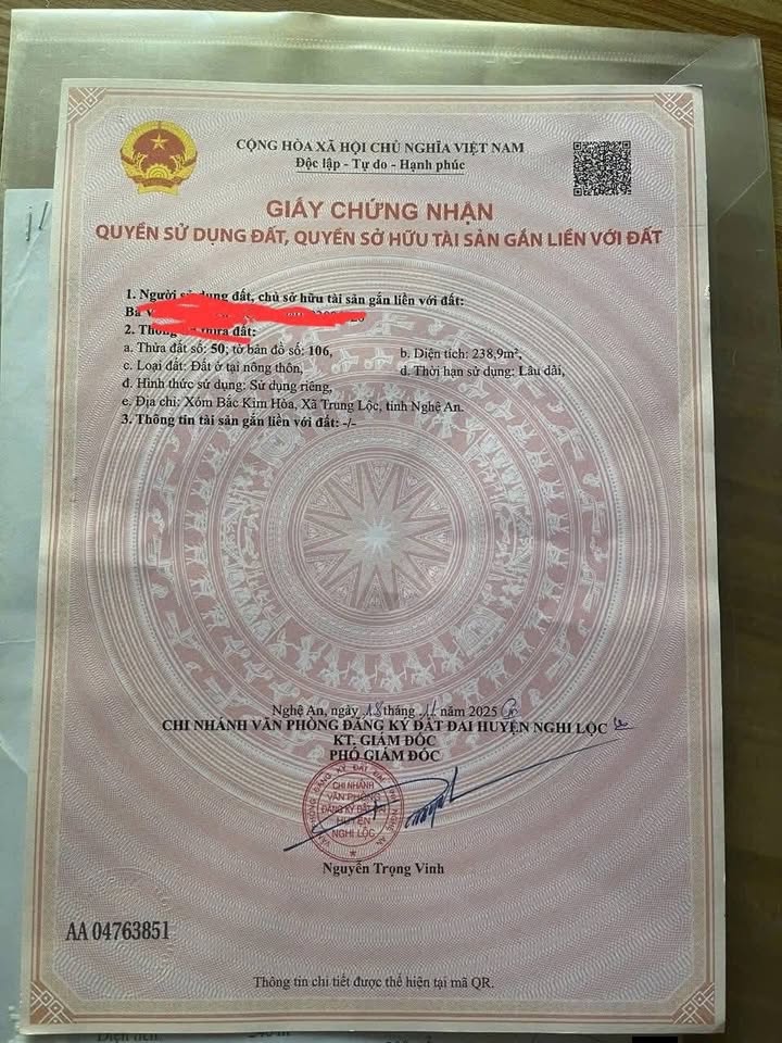 Đất Nghi Thuận 238m² giá 2 tỷ - Đầu tư sinh lời cao!