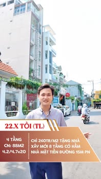 Nhà mặt tiền đường 15m tại Phú Nhuận 110m² giá chỉ 22 tỷ - Cơ hội kinh doanh lý tưởng!