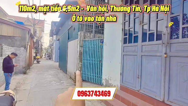 Bán đất tặng nhà cấp 4 tại Văn Hội, Văn Bình, Thường Tín - 110,7m², đẹp, vuông vắn!