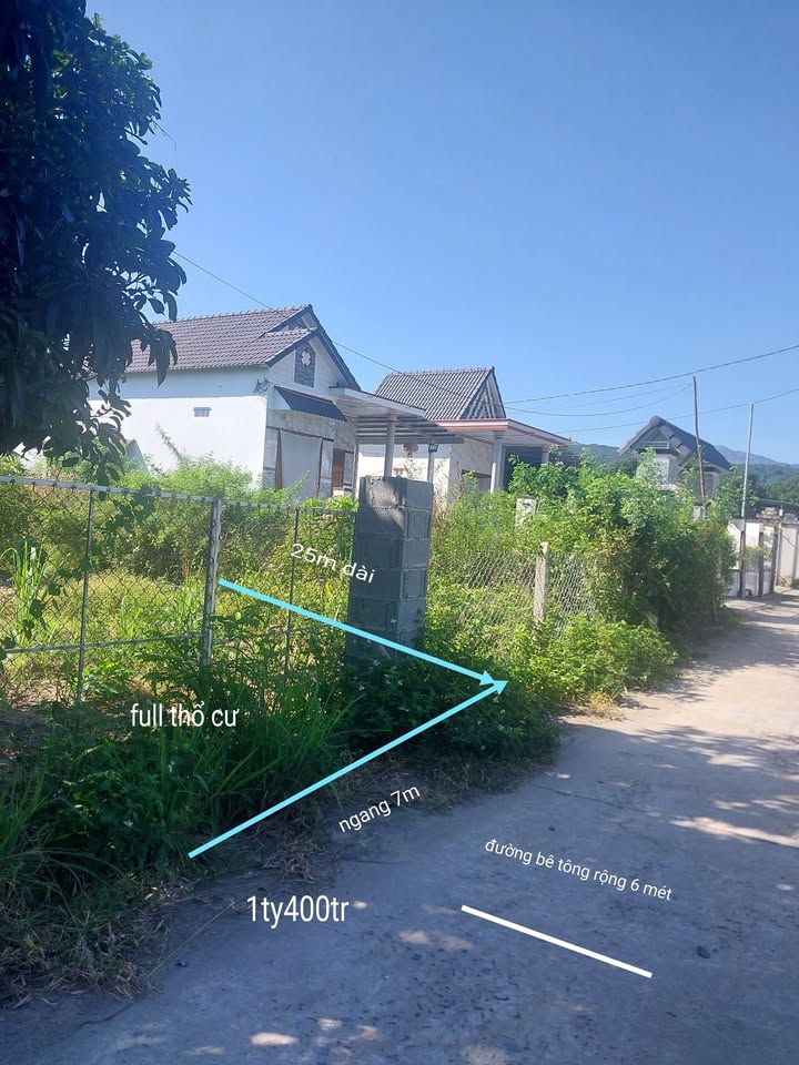 Đất nền Cam Hiệp Bắc 175m² giá 1.4 tỷ - Khu nhà giàu, gần chợ và trường học!