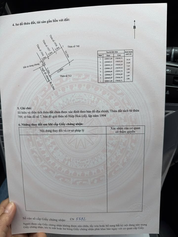 Đất nền Hiệp Hòa Vĩnh Bảo 150m² giá 800 triệu - Đường ô tô vào tận sân!