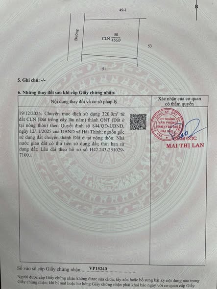 Đất nền Hải Thịnh 456m² - Cách biển chỉ 80m, đầu tư sinh lời ngay!