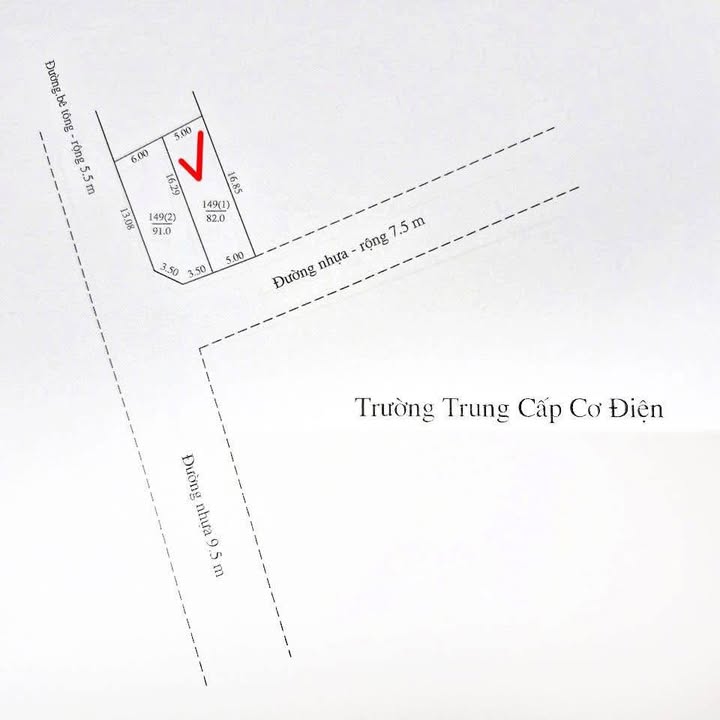 Lô đất 82m² mặt tiền ngã ba Đặng Xá, Thanh Trì - Chính chủ bán gấp 4 tỷ!