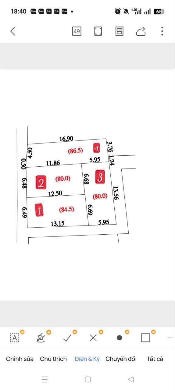 Đất nền Thường Tín - Chương Dương 80m² giá 1.68 tỷ - Cơ hội đầu tư hiếm có!