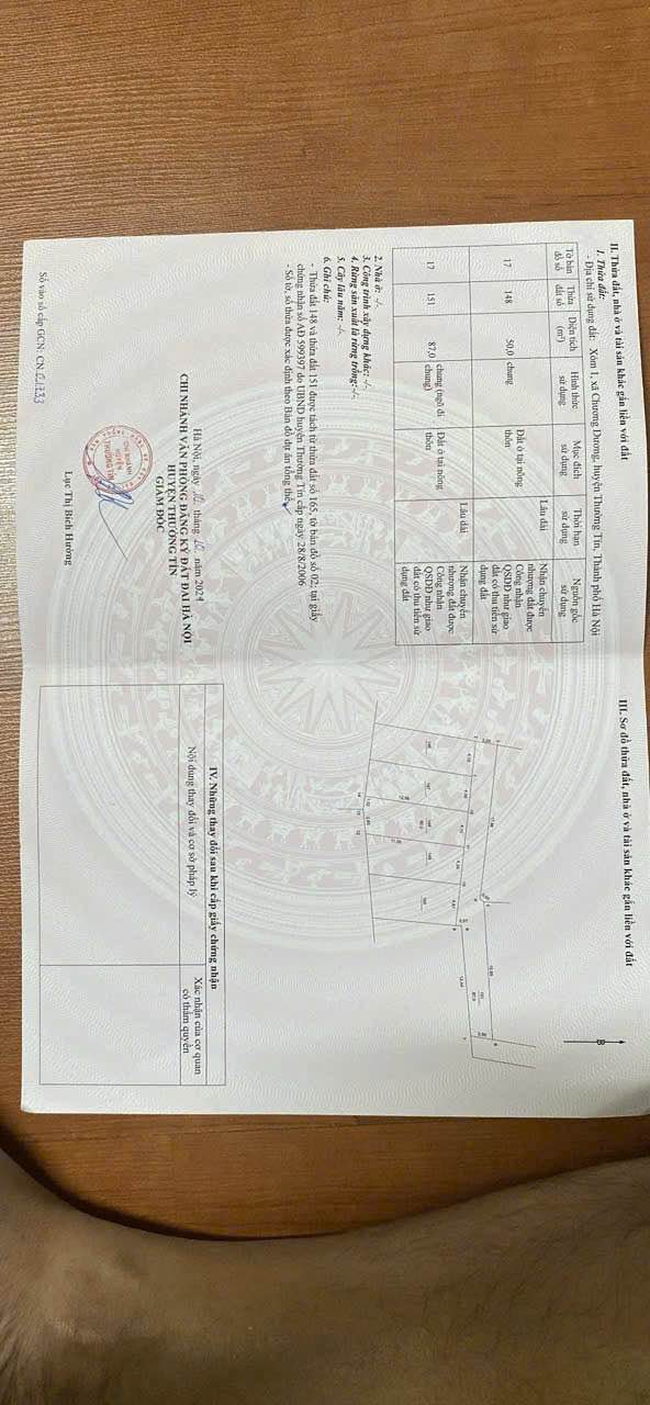 Đất nền Chương Dương Thường Tín 50m² giá 1.58 tỷ - Cơ hội đầu tư không thể bỏ lỡ!