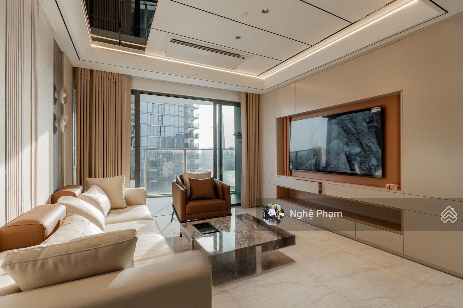 Cho thuê căn hộ 2PN The Opera - Metropole Thủ Thiêm 88m² giá 40 triệu - View sông tuyệt đẹp!