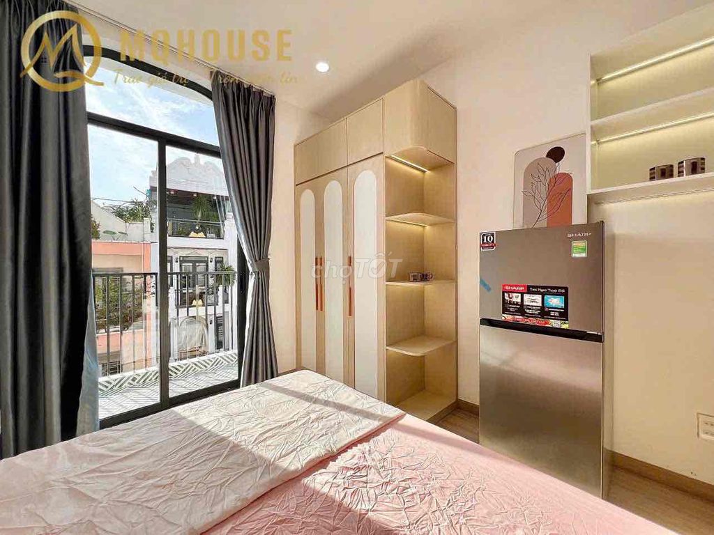 Căn hộ Studio ban công 30m² tại Phạm Văn Bạch, Tân Bình - Nội thất đầy đủ, chỉ việc dọn vào!