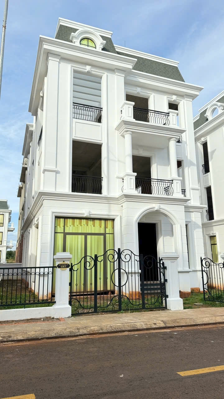 Biệt thự đơn lập Eco City Buôn Ma Thuột 316m² giá 22 tỷ - An ninh 5 lớp, view hoa viên