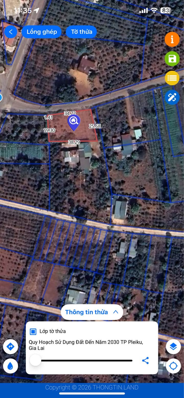 Đất nền Đào Duy Từ, Pleiku, 368m² giá 24.88 tỷ - Đầu tư sinh lời ngay!